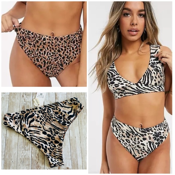 Billabong Other - 🔆 Billabong Wild Waves High Rise Bikini Bottom